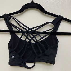 Lululemon black sports bra